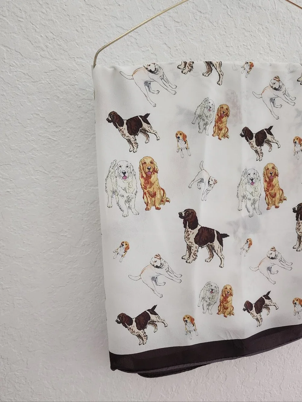 DUBARRY | Dog Print Silk Scarf